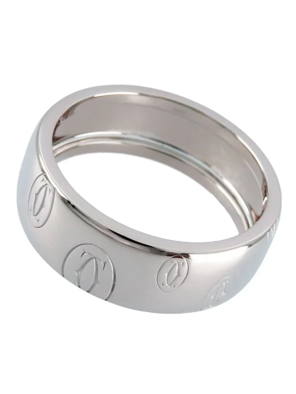Cartier Happy Birthday Ring White Gold 18k LM Large Model